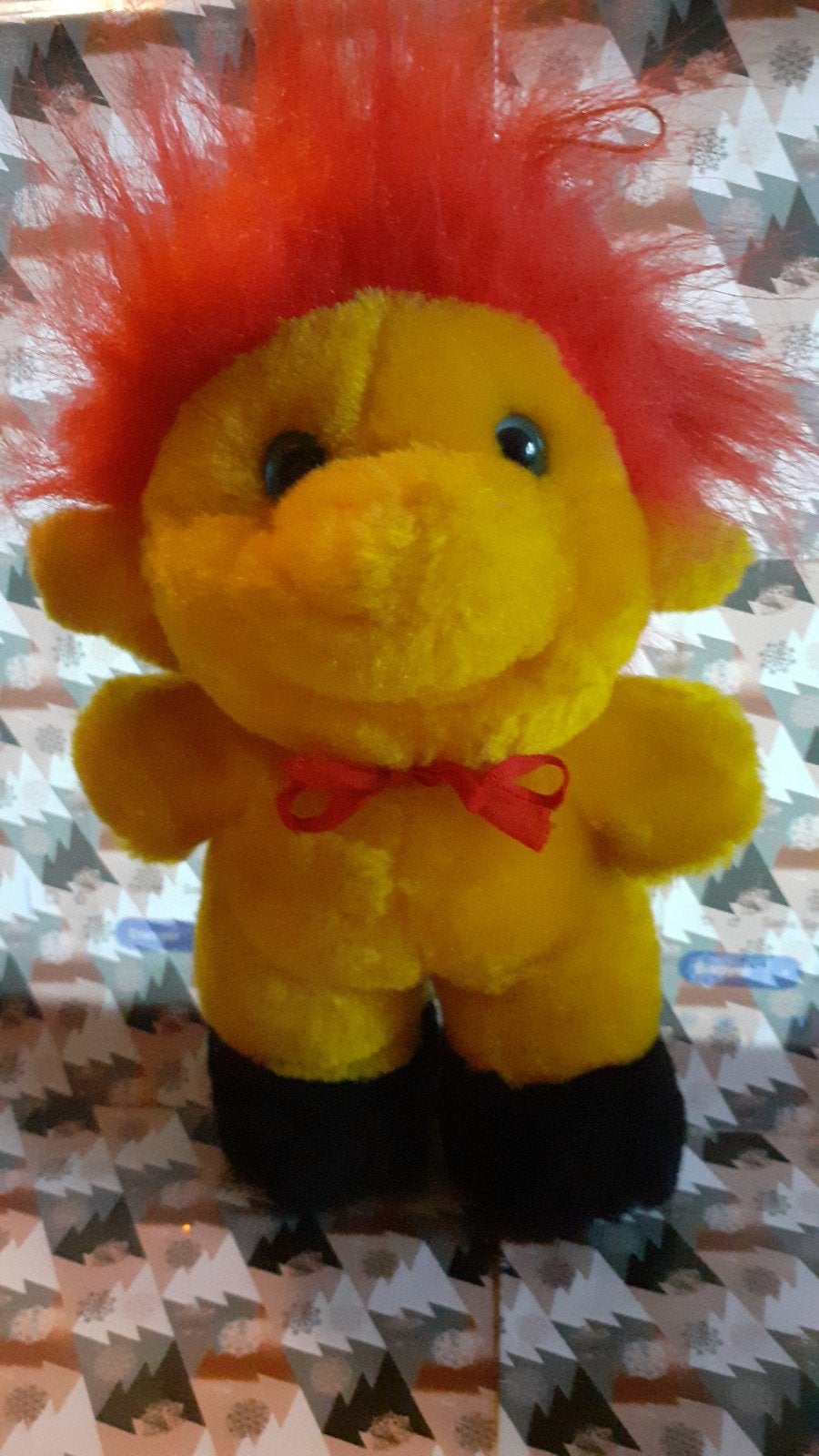 peluche troll, Verzamelen, Speelgoed, Ophalen of Verzenden, Zo goed als nieuw
