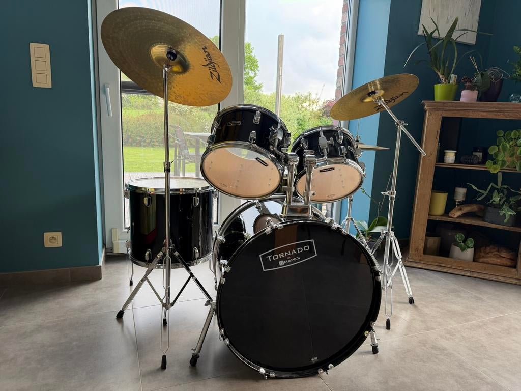 Batterie Mapex tornado, Ophalen, Gebruikt