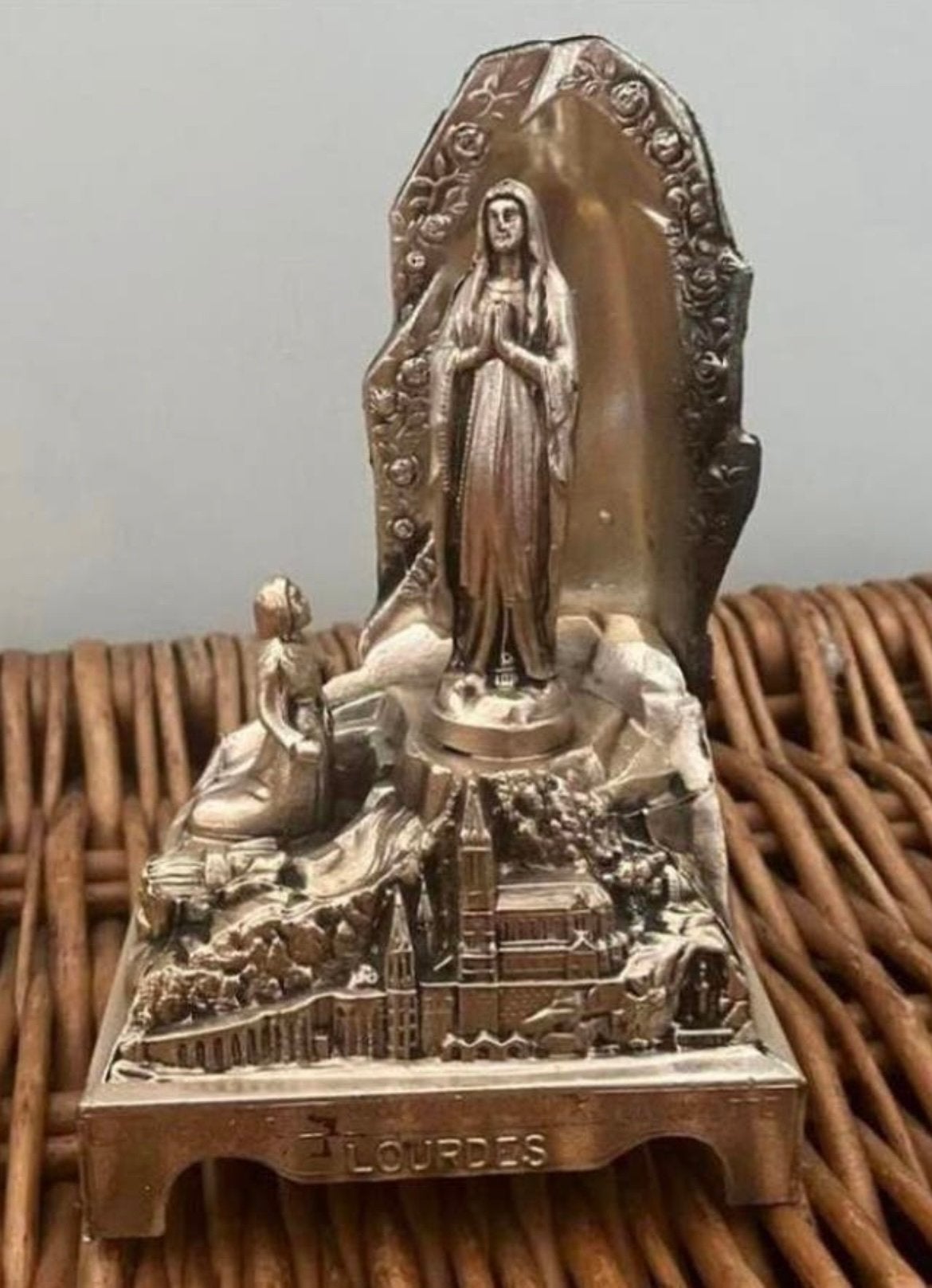 LOURDES MARIA EN BERNADETTE,ZÉÉR MOOI!LIEFLIJK GELUID!MOOI !, Antiek en Kunst, Antiek | Religieuze voorwerpen, Ophalen of Verzenden