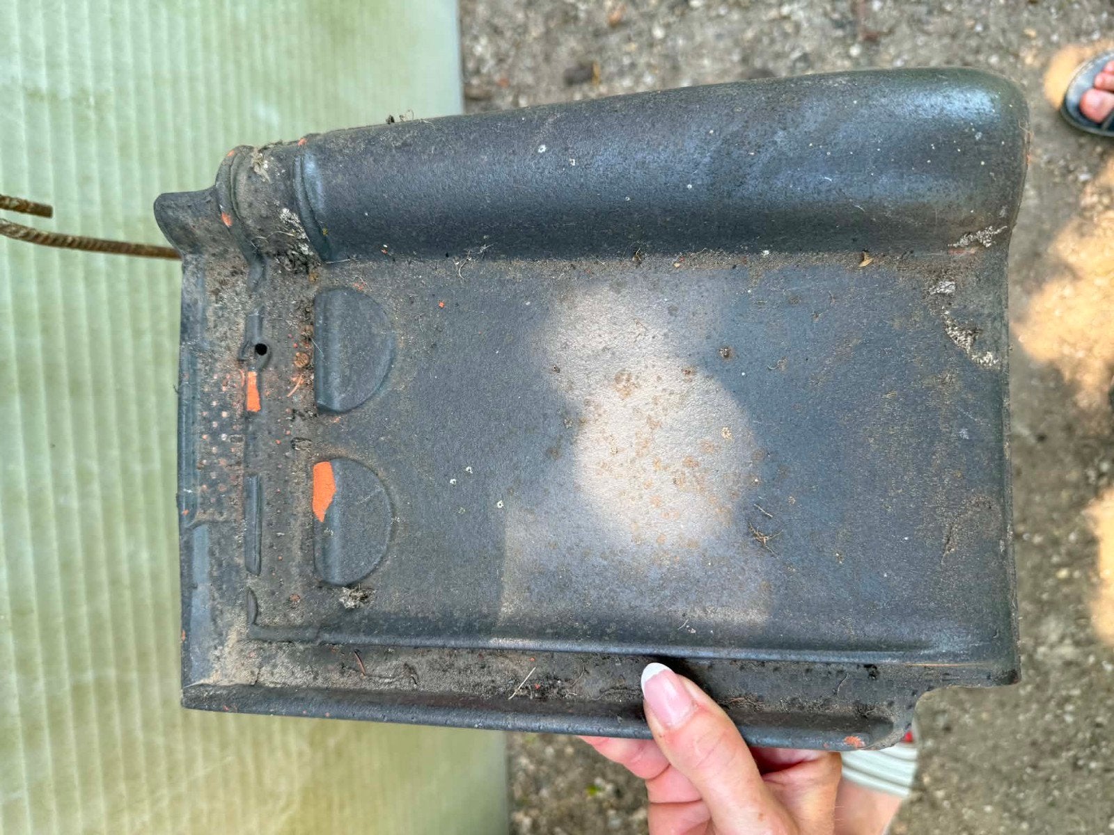 Gratis keramische dakpannen Koramic Pottelberg – zelf af te, Enlèvement, Noir, Tuiles