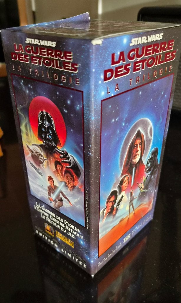STAR WARS – Trilogie VHS 1995 – Coffret THX 3 films, Enlèvement ou Envoi, Utilisé, Autres types
