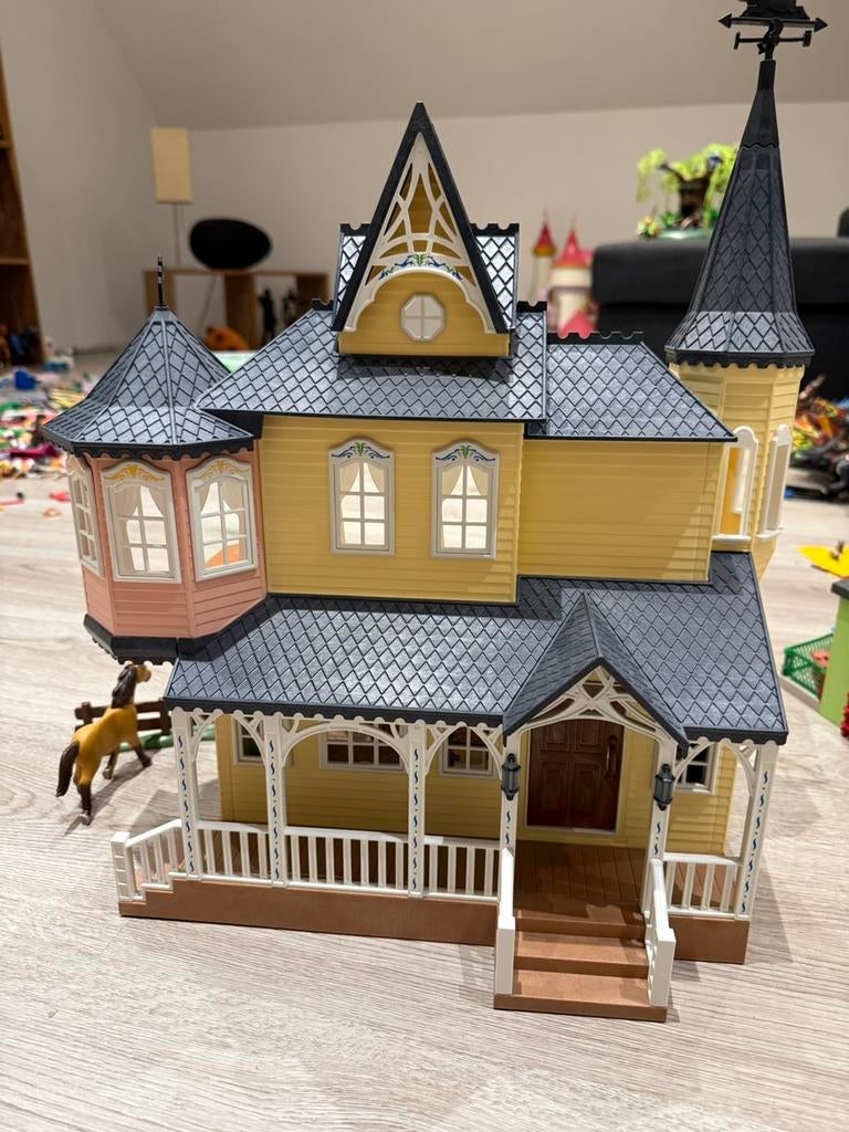 Playmobil huis Spirit 9475, Kinderen en Baby's, Speelgoed | Poppenhuizen, Ophalen, Zo goed als nieuw