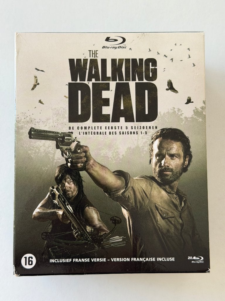 The Walking Dead - Seizoen 1-5 (Blu-ray), CD & DVD, Blu-ray, Série, Enlèvement ou Envoi, Anglais, Coffret