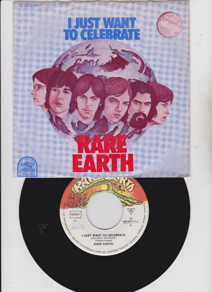 Rare Earth – I Just Want To Celebrate   1971, Gebruikt, 7 inch, Ophalen of Verzenden, Fotohoes