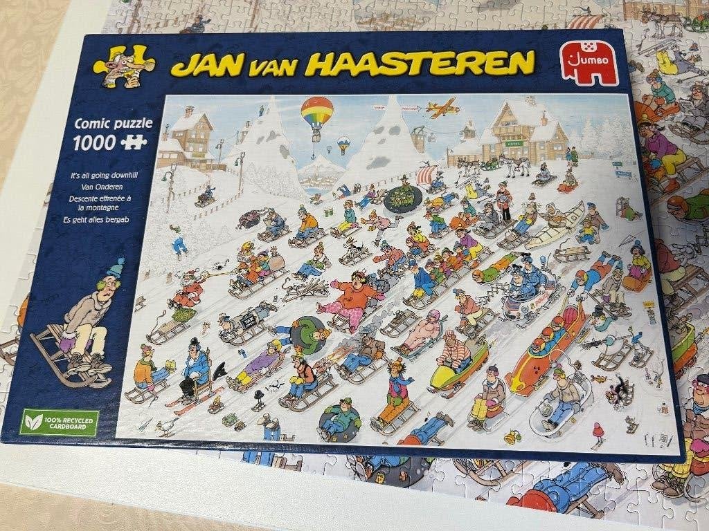 Puzzel Jumbo Jan van Haasteren 1000 stukjes, Enlèvement ou Envoi, 500 à 1500 pièces, Comme neuf, Puzzle