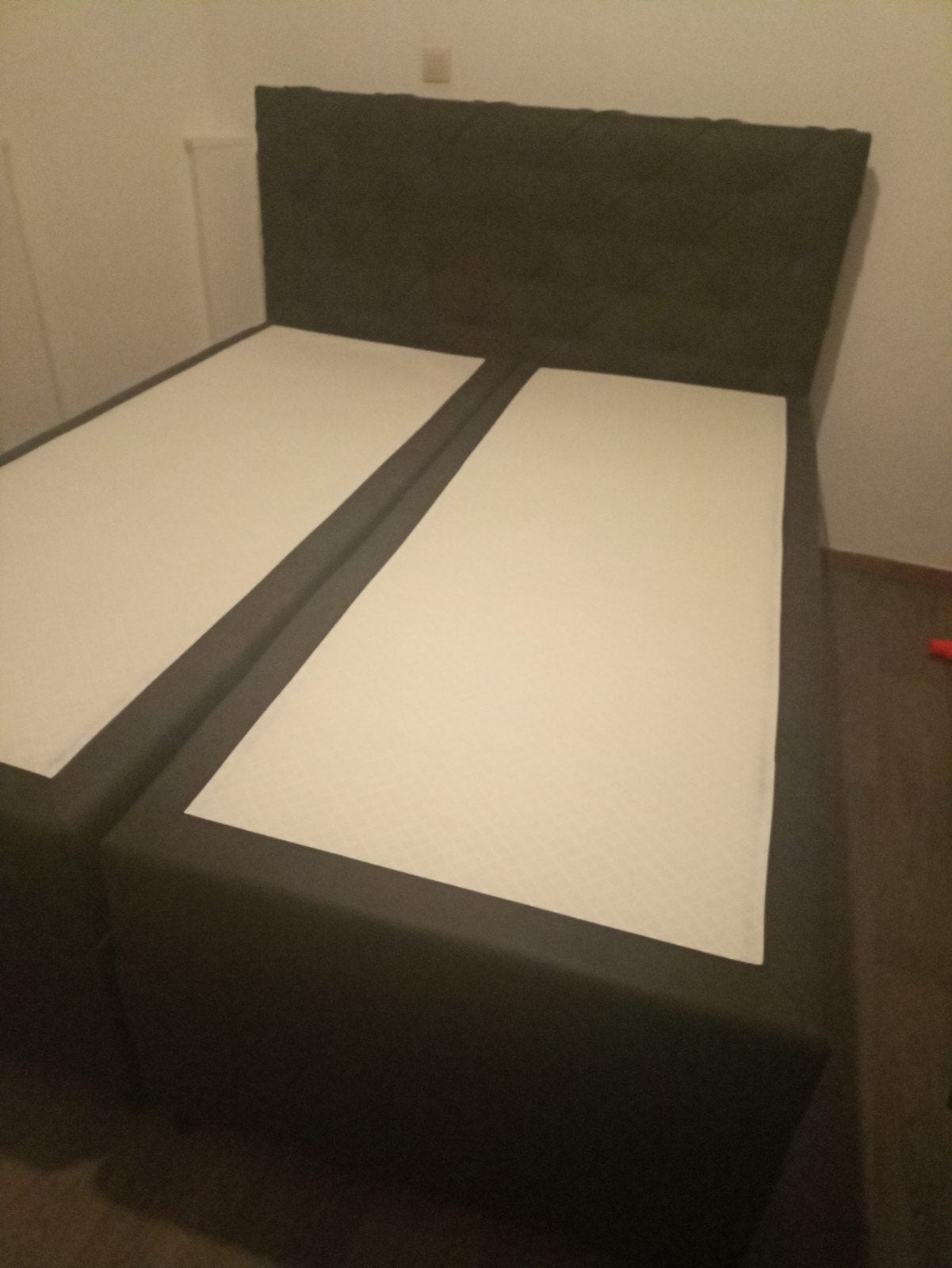 Boxbrsping met dunne matras, Ophalen