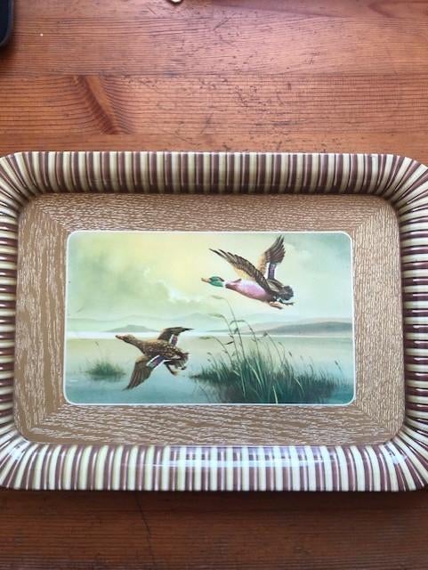 Vintage Blik Plateau 20 x 38, Verzamelen, Ophalen, Zo goed als nieuw