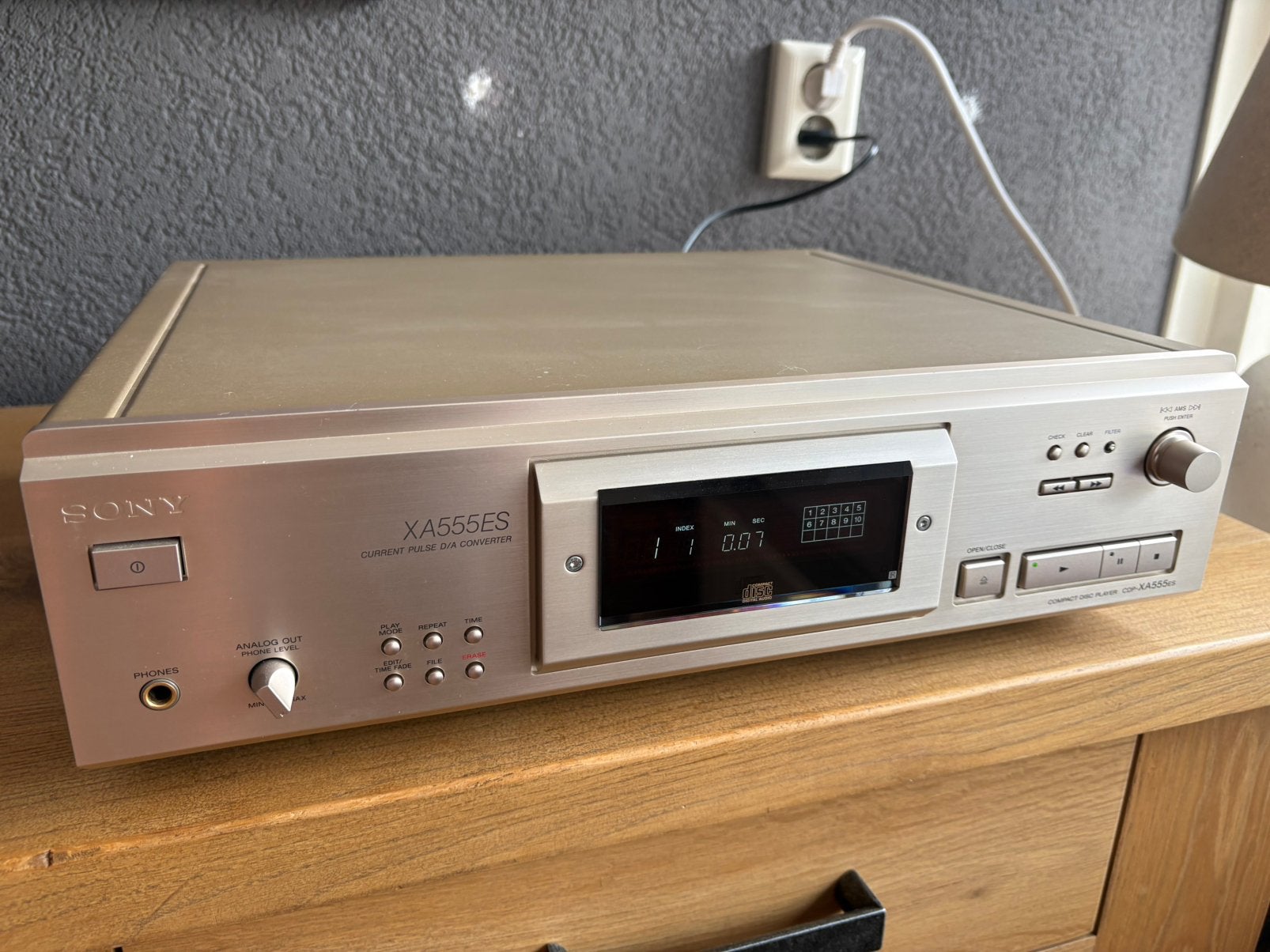 Sony CDP-XA555ES en parfait état avec PUK., Enlèvement ou Envoi, Comme neuf, Sony