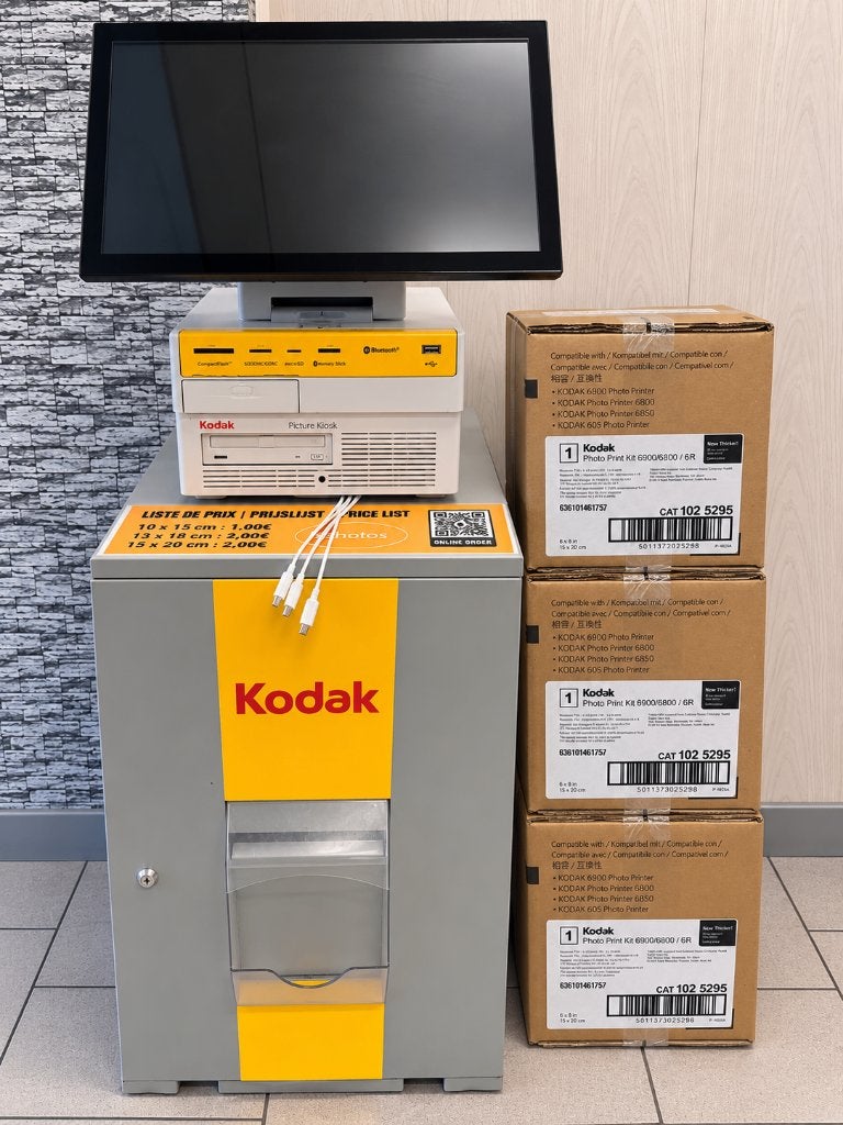 Kodak Picture Kiosk + Fotoprinter 6800 + 3 pakken fotopapier, Computers en Software, Ophalen, Fotoprinter, Zo goed als nieuw, Kodak