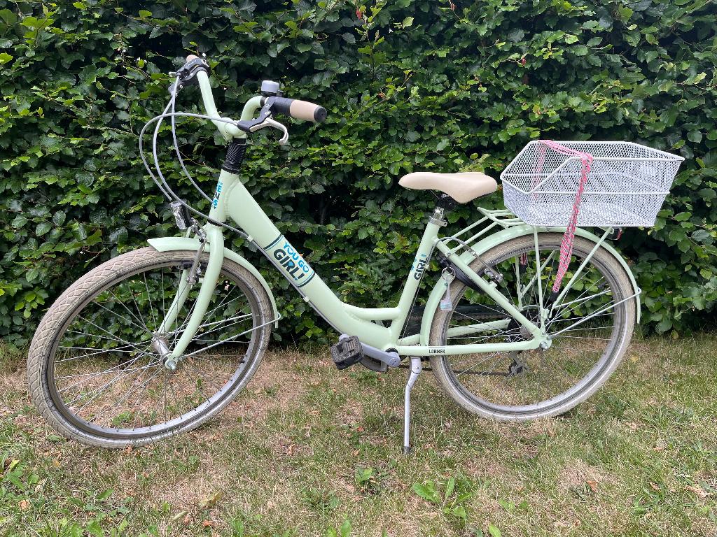 Fiets meisjes 24 inch, Ophalen, 24 inch, Velgrem, Versnellingen