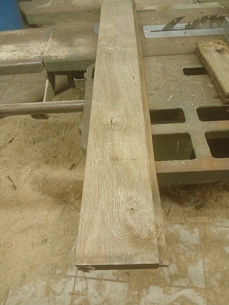 eiken planken, Doe-het-zelf en Bouw, Hout en Planken, Ophalen, 25 tot 50 mm, Eiken, Zo goed als nieuw