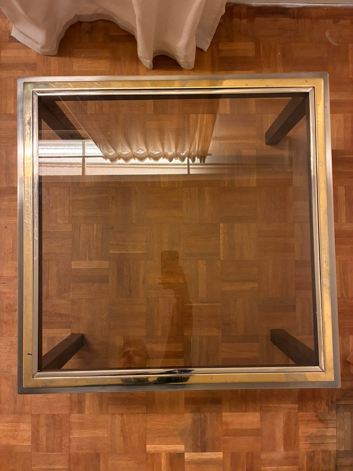 Vintage salontafel Belgo Crom, Huis en Inrichting, Ophalen, Gebruikt