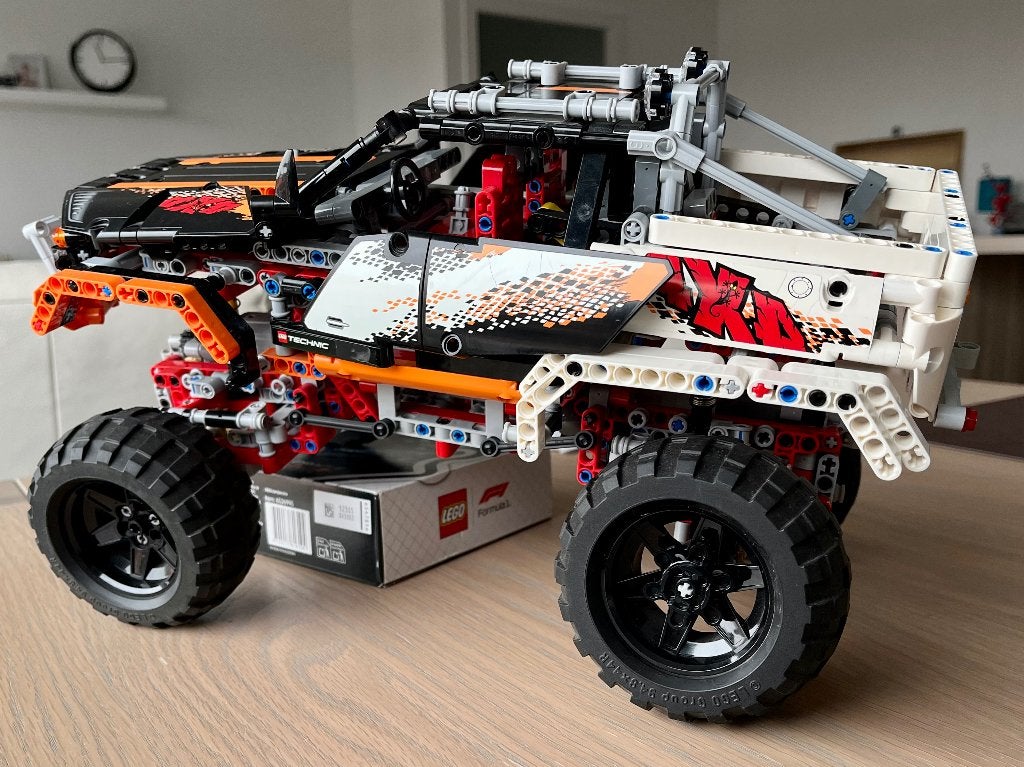 Lego 9398 4x4 Rock Crawler Power Functions, handleiding doos, Gebruikt, Lego, Compleet, Complete set