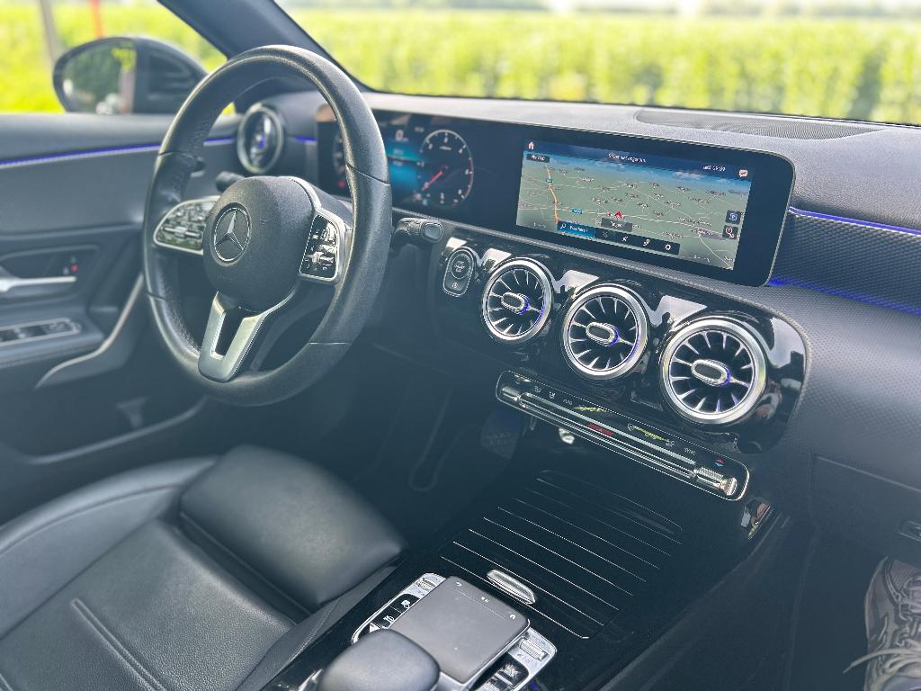 **Mercedes-Benz A 180d (W177) AUTOMATIC** (91500km), Auto's, Mercedes-Benz, Lederen bekleding, Zwart, Leder, Diesel