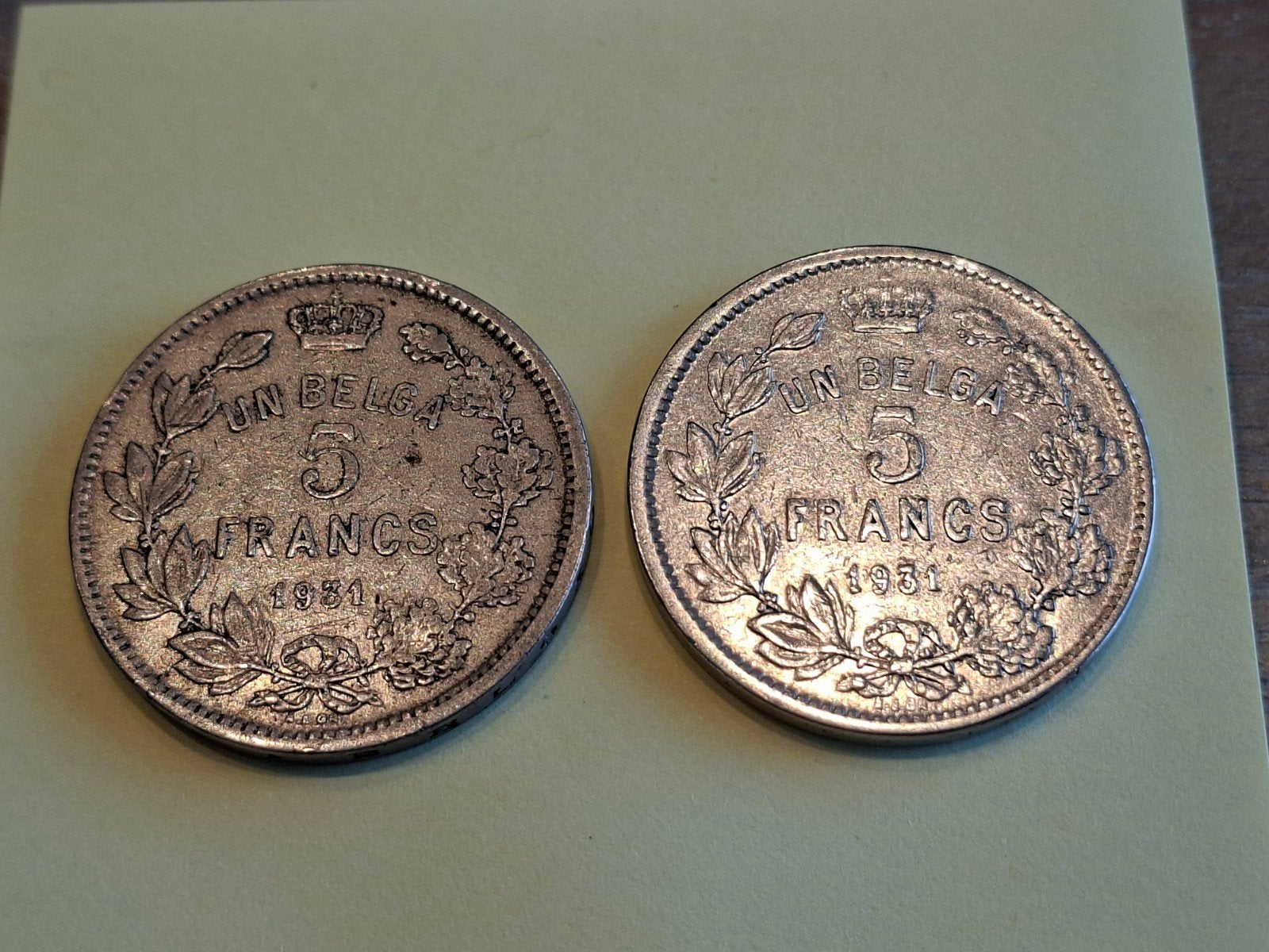 5 francs Belgique, Enlèvement ou Envoi