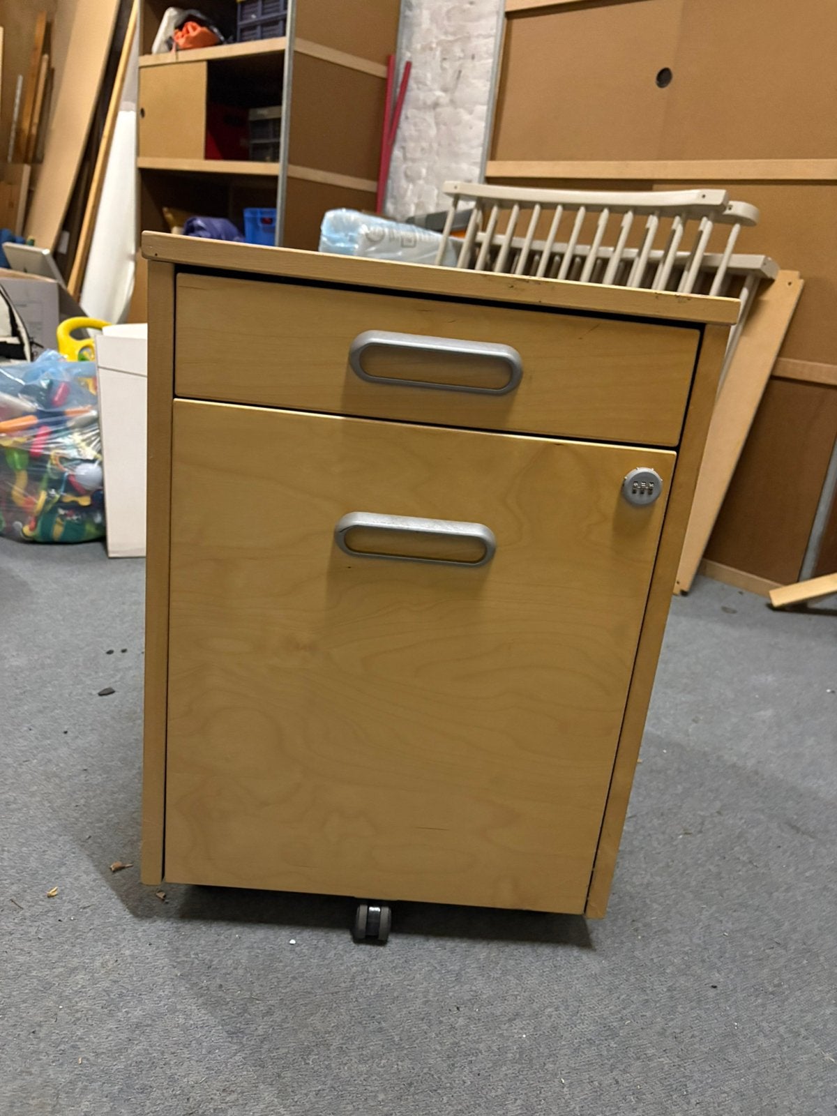 Caisson de bureau en bois, Enlèvement, Comme neuf