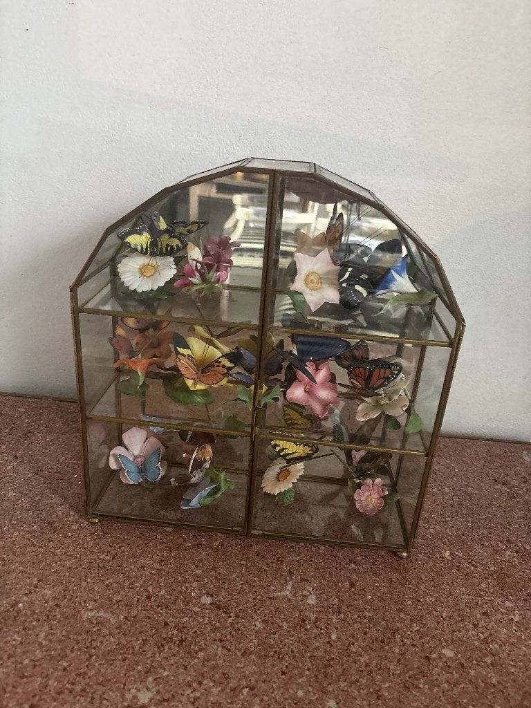 Papillons décoratifs, Enlèvement, Comme neuf, Multicolore, Pierre/céramique