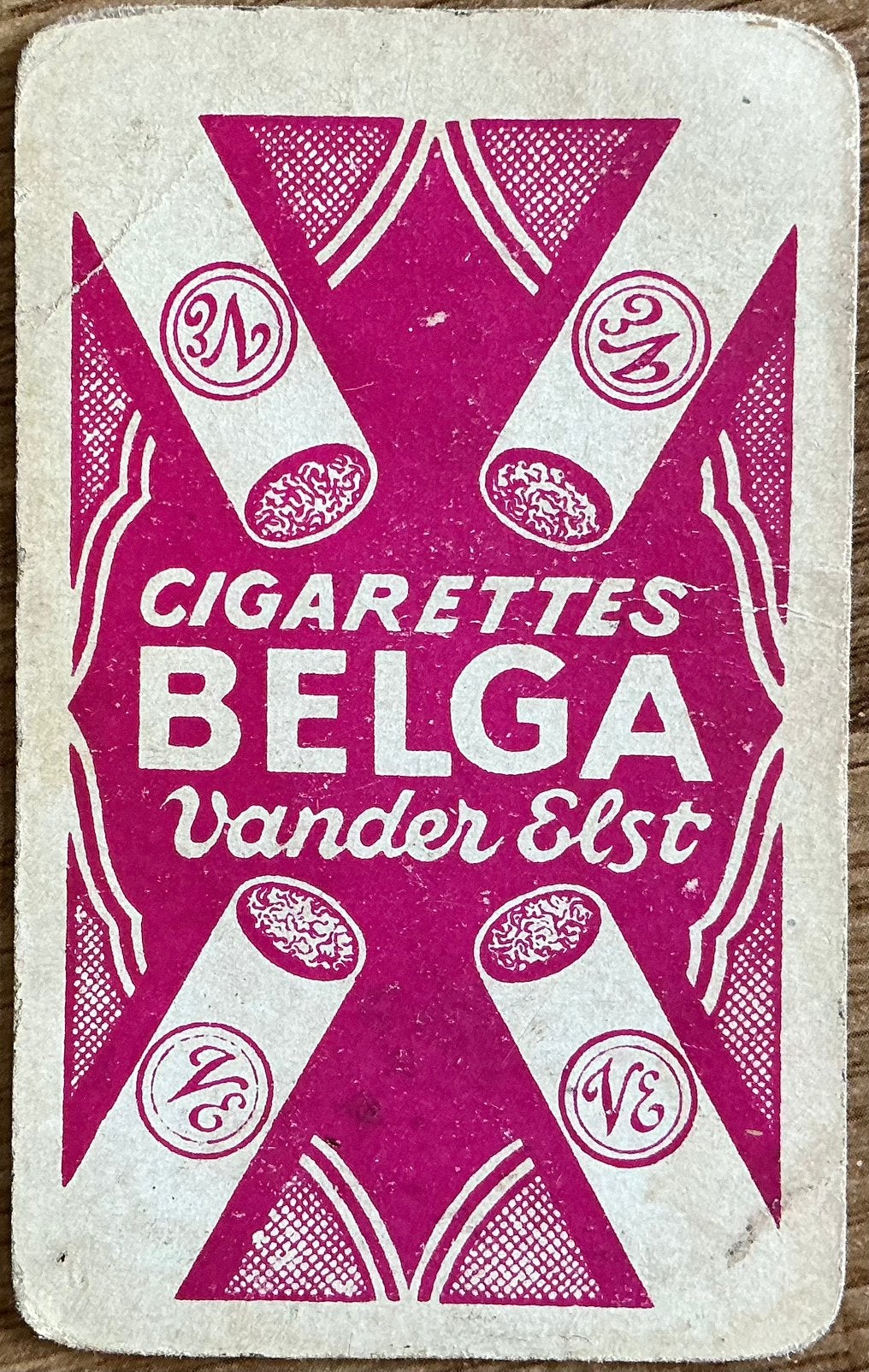 CIGARETTES VANDER ELST/BELGA AU VIEUX BACON, Collections, Enlèvement ou Envoi, Comme neuf, Carte(s) à jouer