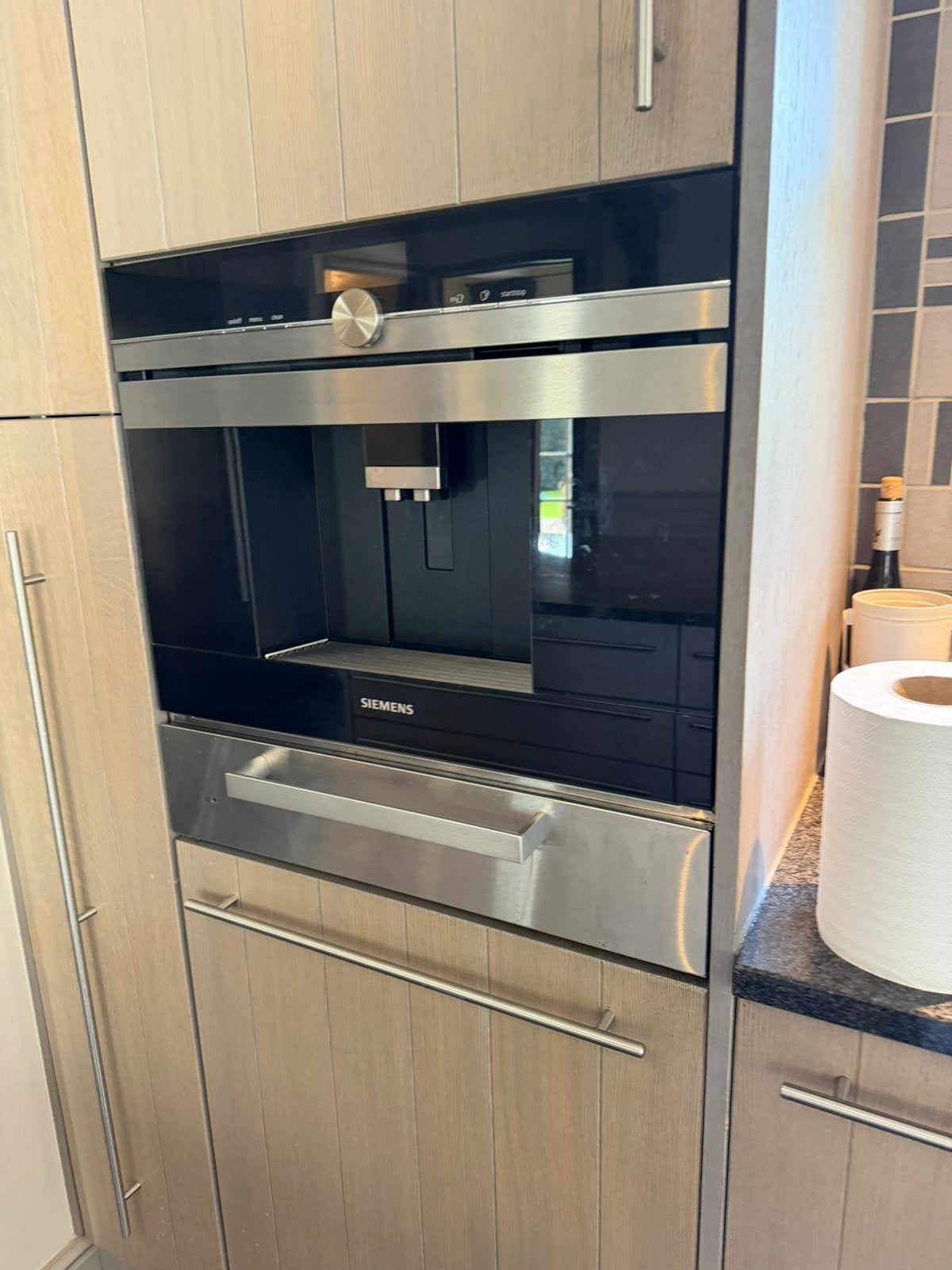 SIEMENS INBOUW KOFFIEMACHINE – LUXE UITVOERING, Ophalen