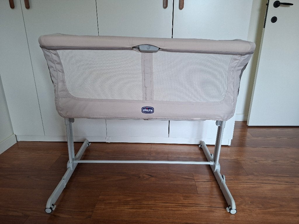 Beige co-sleeper Chicco next2me dream, Ophalen, Gebruikt, Wieg