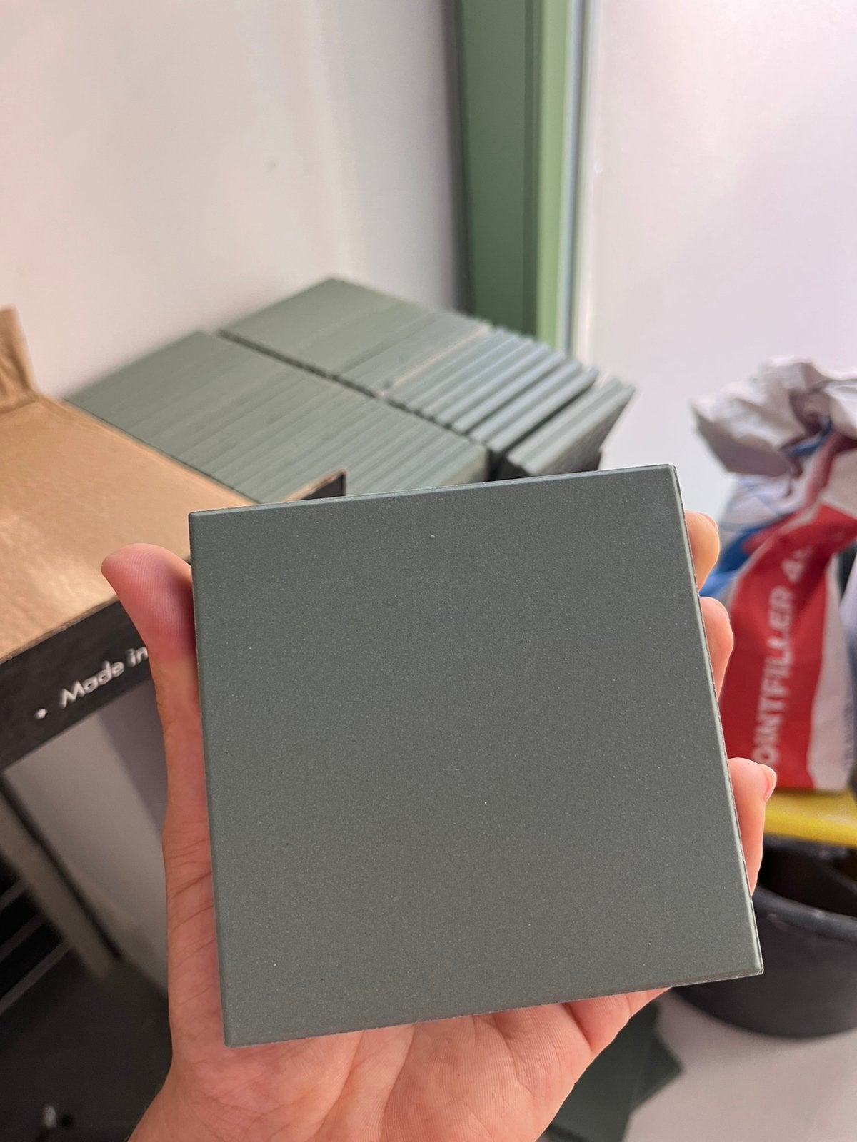 Winckelmans keramische tegels 10x10 cm – 4 dozen, Ophalen, Keramiek, Nieuw, Minder dan 20 cm