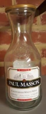 Karaf Paul Masson wijn retro vintage, Ophalen, Gebruikt, Overige typen