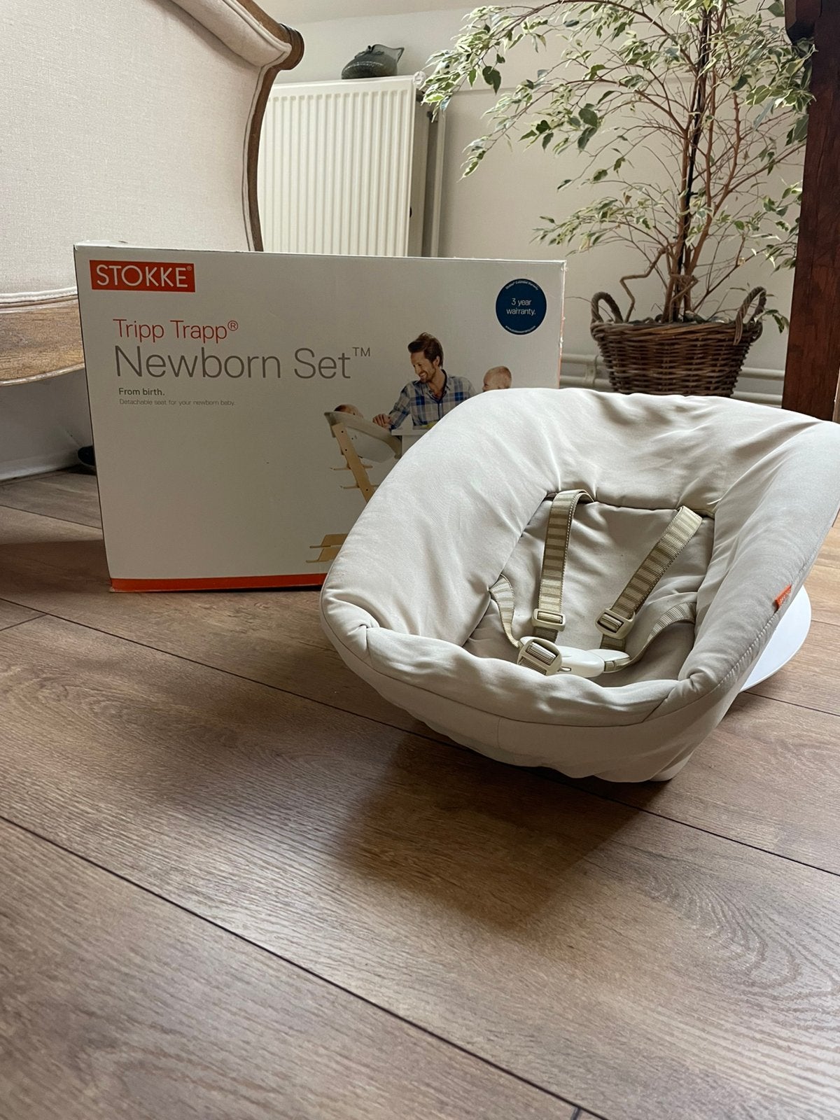 Stokke Tripp Trapp newborn set, Kinderen en Baby's, Kinderstoelen, Ophalen, Zo goed als nieuw