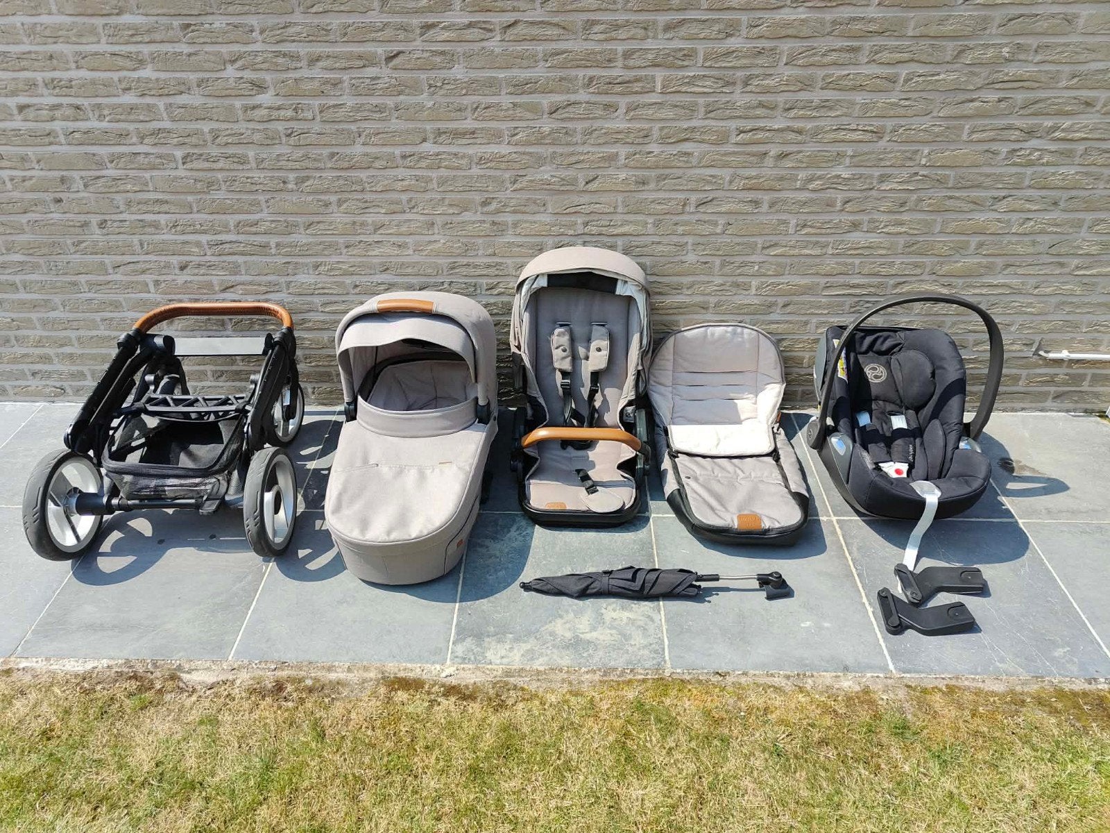 buggy/kinderwagen, Ophalen, Zo goed als nieuw, Overige merken, Voetenzak