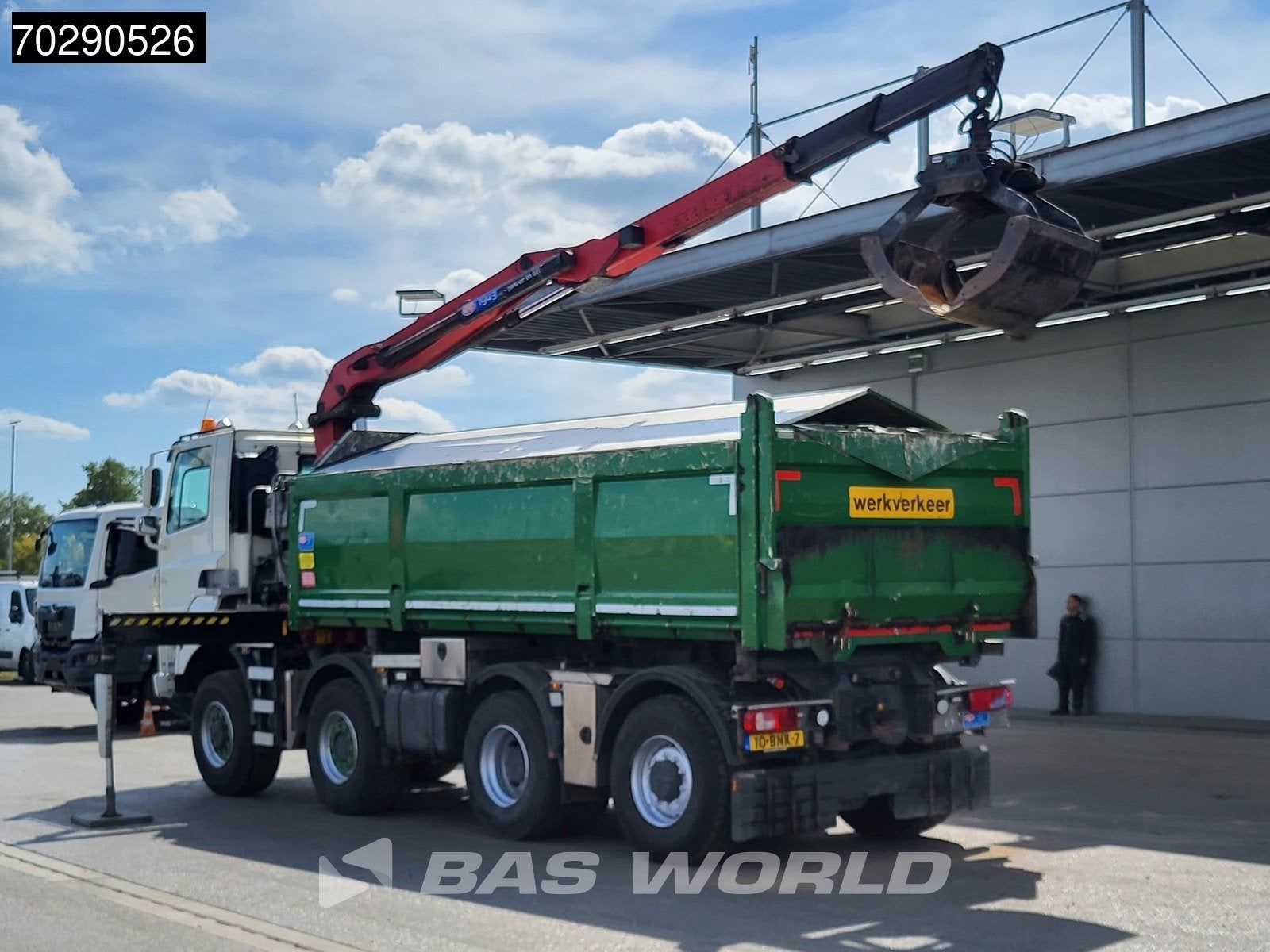 TATRA 8P6R43/Phoenix Tatra Phoenix 8X6 NL-Truck HMF 1943Z Cr, Auto's, Stof, Euro 6, Wit, Bedrijf