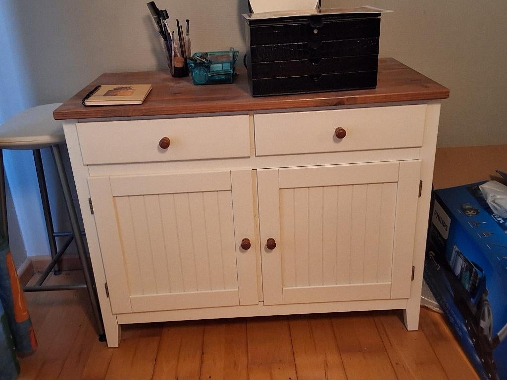 2 kleine witte kastjes, Huis en Inrichting, Ophalen, Zo goed als nieuw