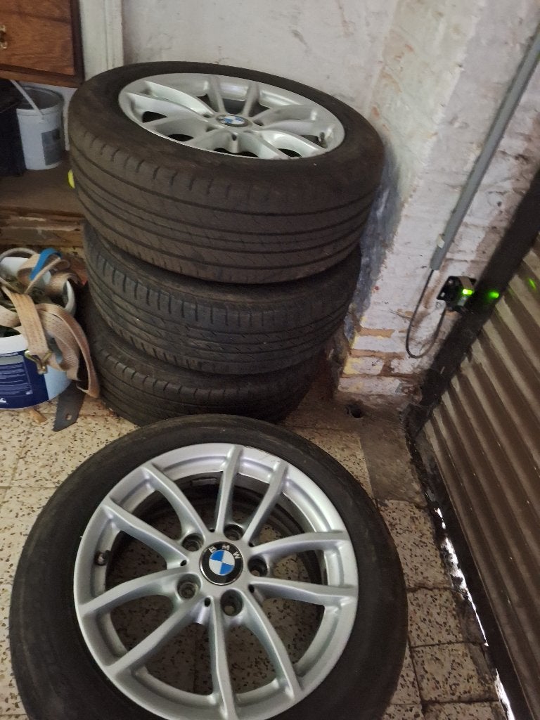 Jantes origine BMW 16" + Pneus Été Style 378, Ophalen, Gebruikt, 16 inch, 205 mm