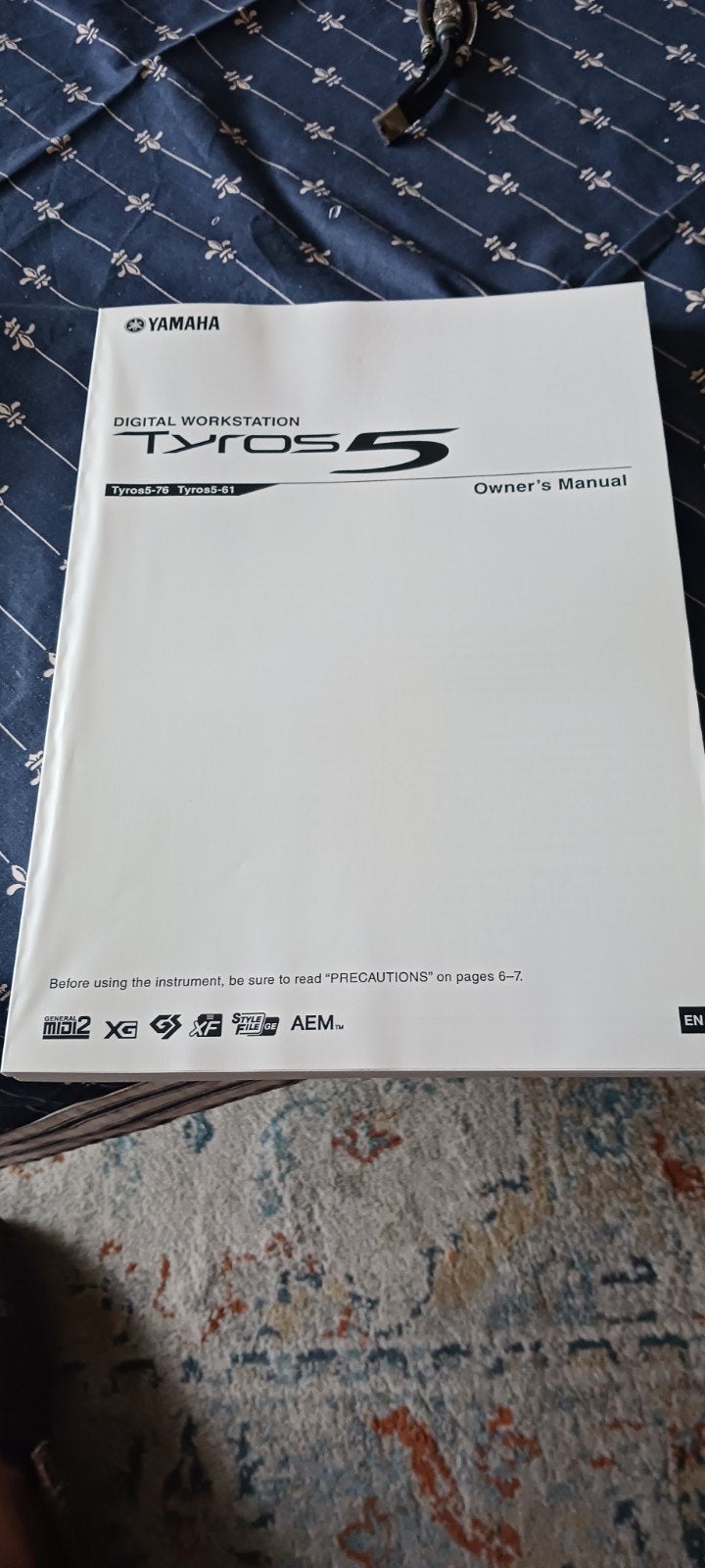 manual tyros 5 drie talen, Computers en Software, Besturingssoftware, Ophalen of Verzenden