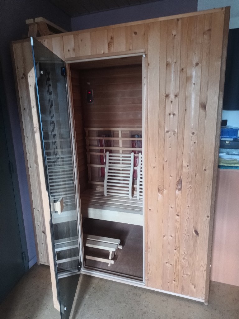 infrarood sauna, Sport en Fitness, Sauna, Ophalen, Gebruikt, Infrarood, Complete sauna