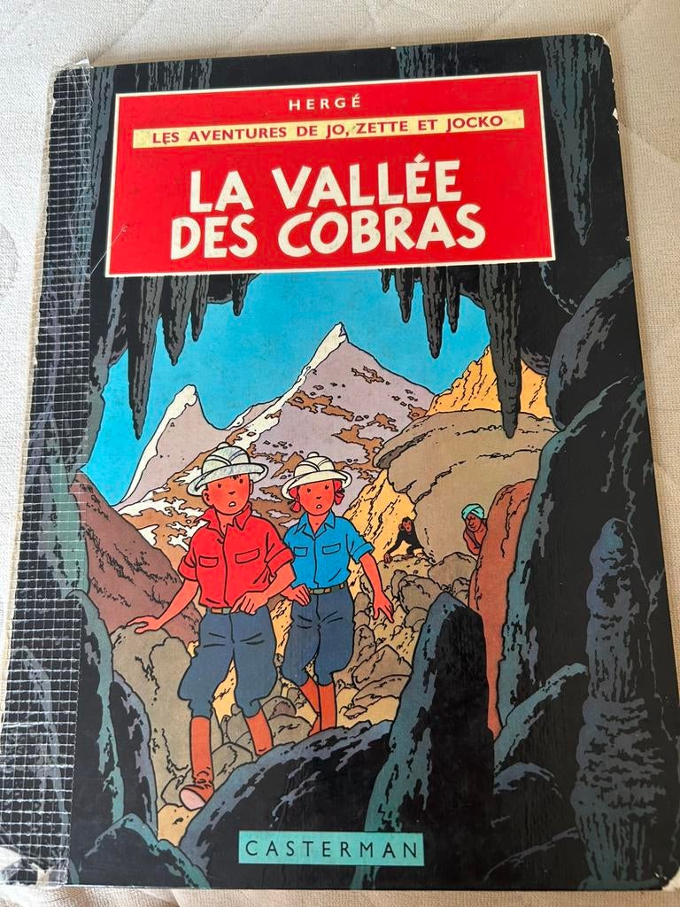 La vallee des cobras Hergé édition 1966, Enlèvement ou Envoi, Utilisé