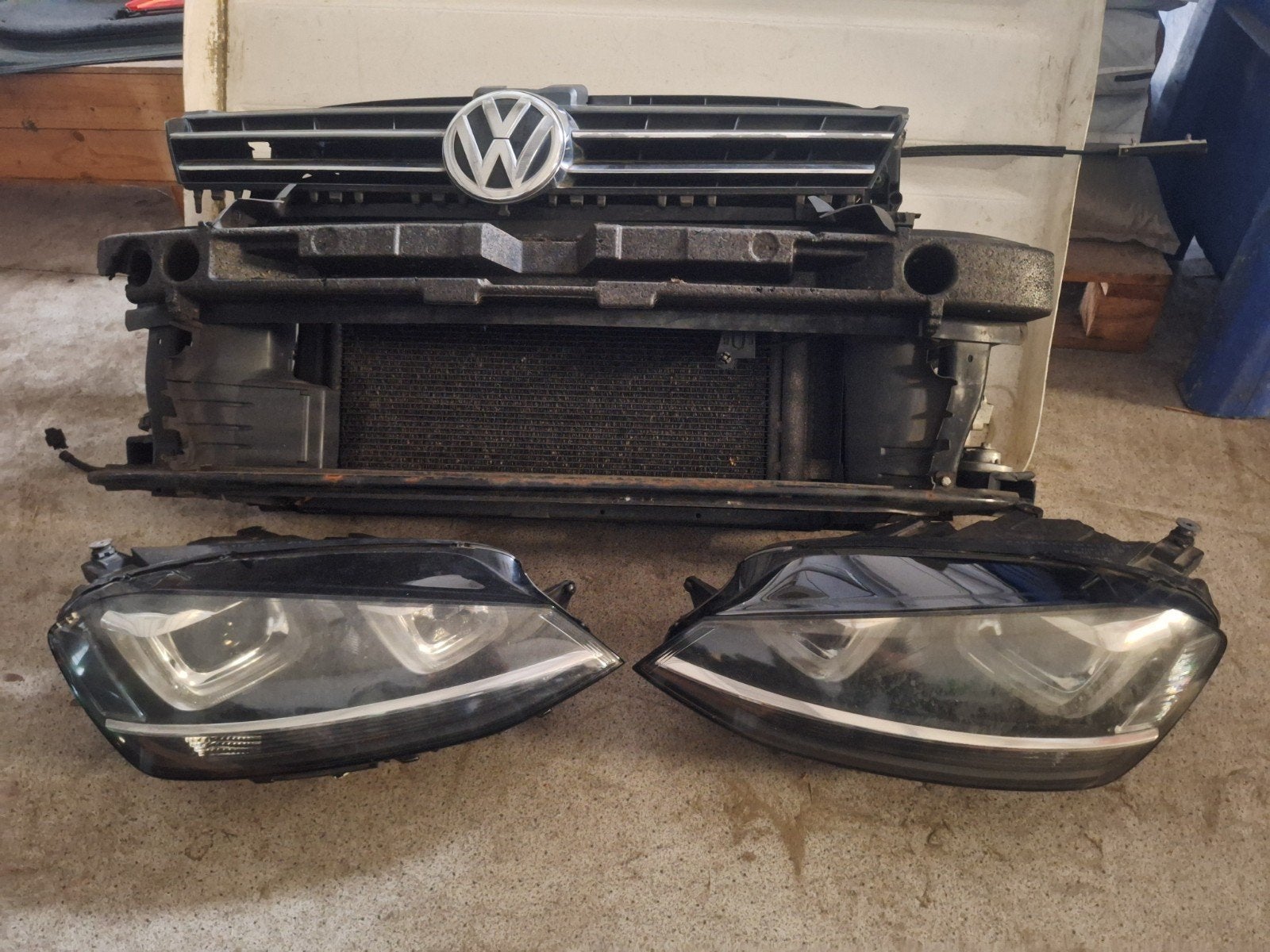 golf 7 koplichten xenon, voorbouw, Auto-onderdelen, Ophalen, Volkswagen
