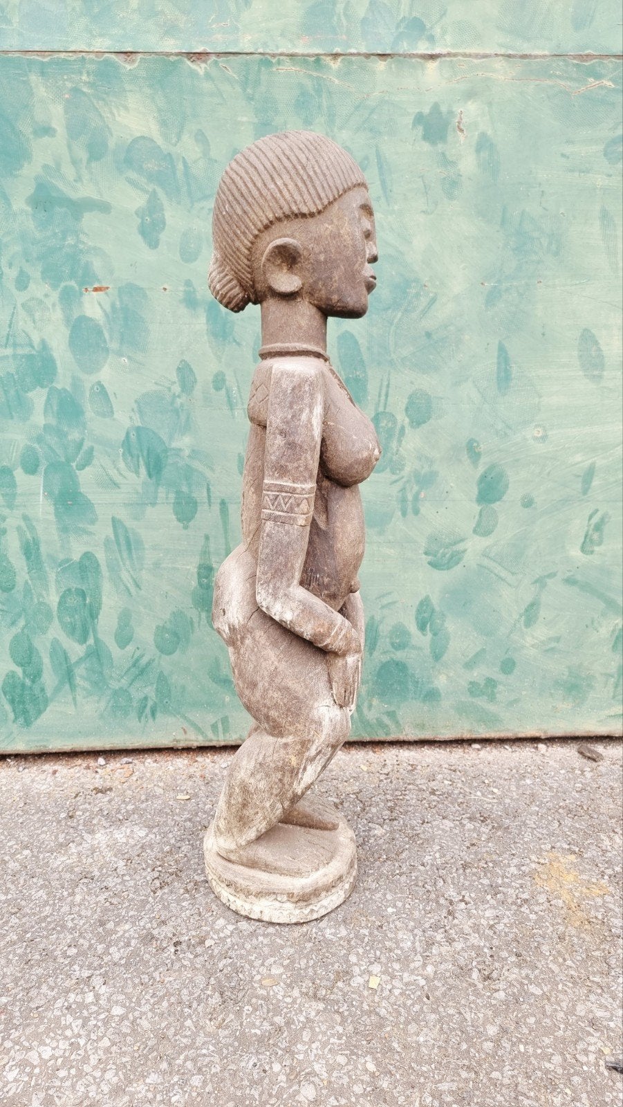 Groot Afrikaans beeld, 88cm, Ophalen