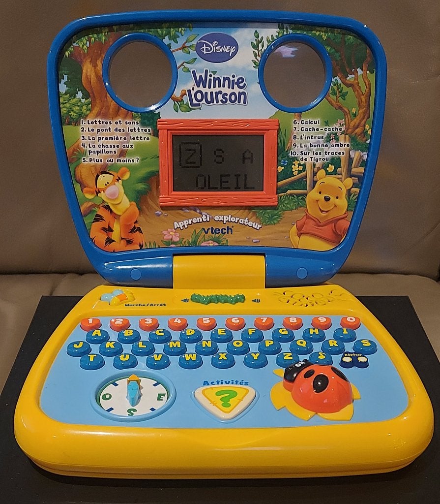 Console Winnie Disney V-tech apprenti explorateur, Enfants & Bébés, Enlèvement, Utilisé, 6 mois à 2 ans
