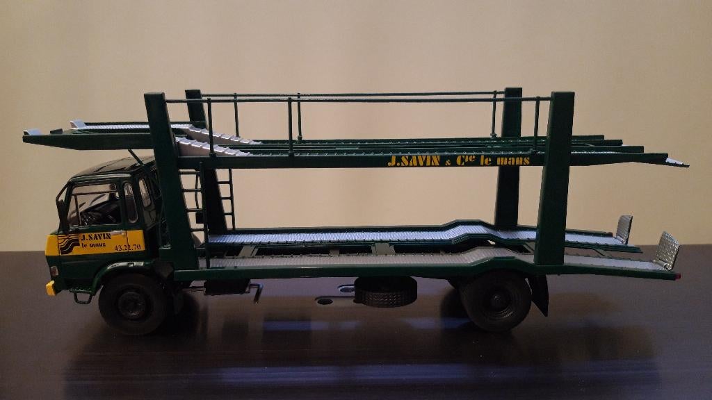 1/43 Berliet porte autos J.Savin & Cie Le Mans, Enlèvement ou Envoi, Neuf, Voiture, Autres marques