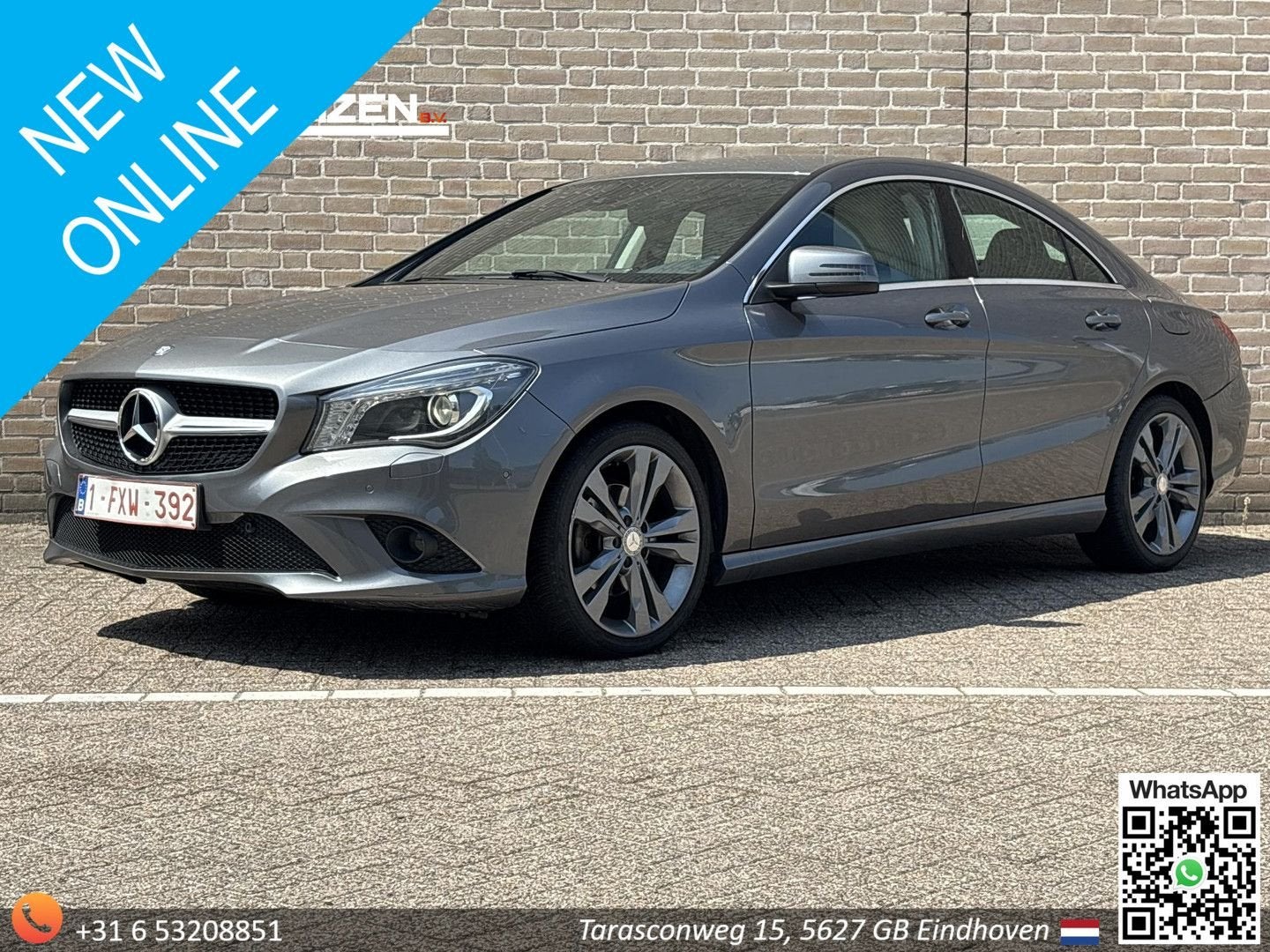 Mercedes-Benz CLA 220 CDI Ambition, Auto's, Automaat, CLA, Zilver of Grijs, Te koop