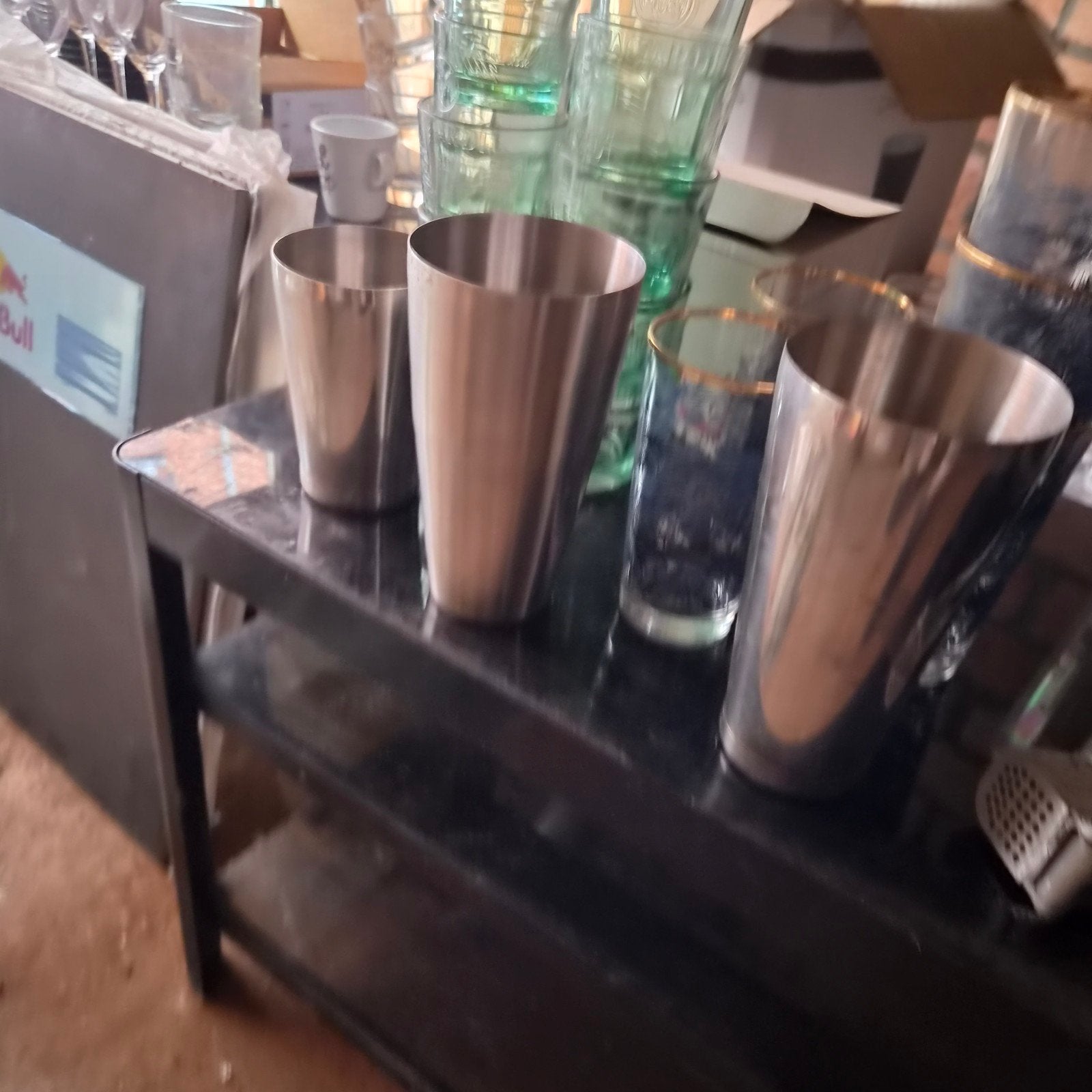 horeca glazen, Ophalen