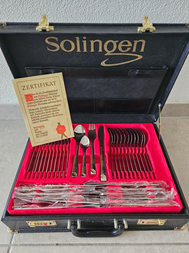 Coffret à couverts Solingen Ensemble de 72 couverts en métal, Enlèvement ou Envoi