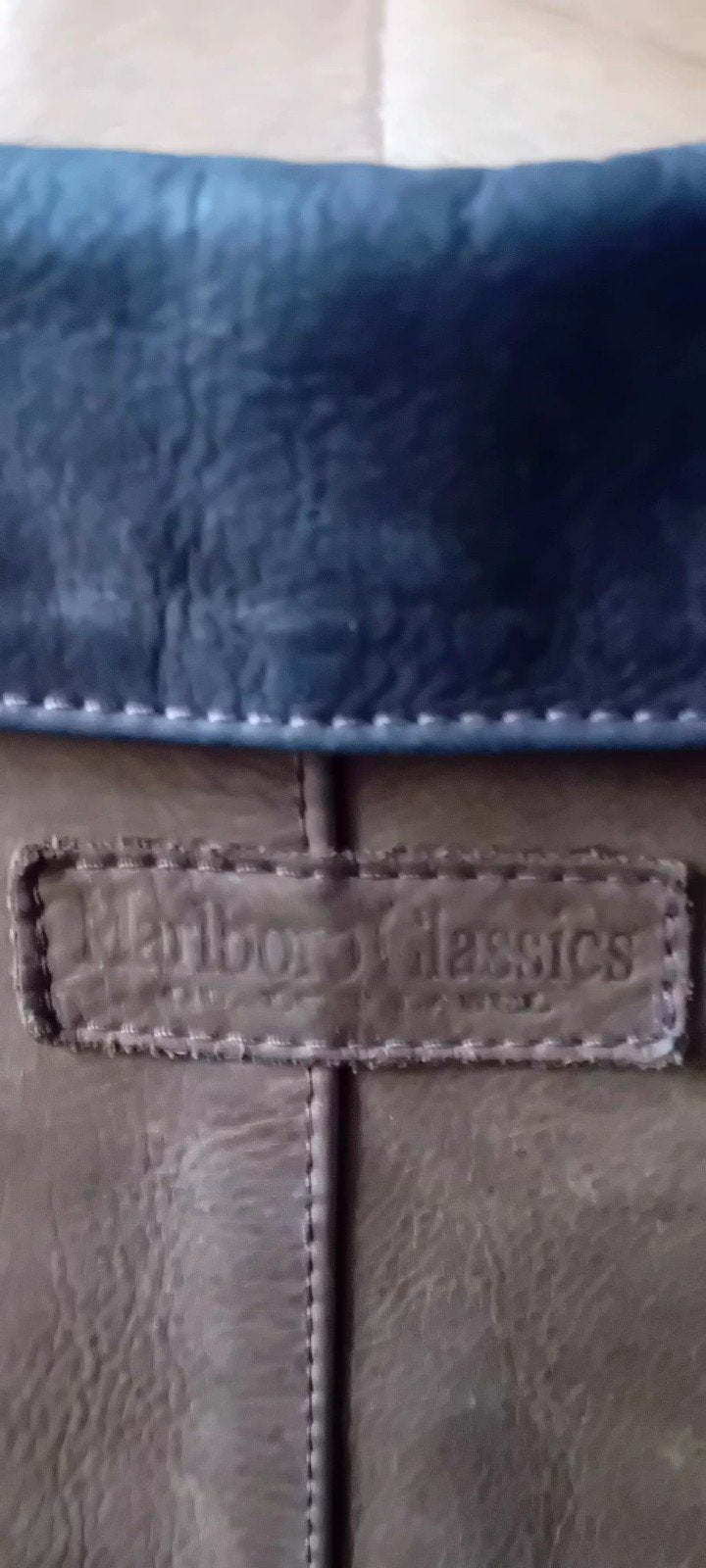 Marlboro Classics vintage leren jas X large, Ophalen of Verzenden