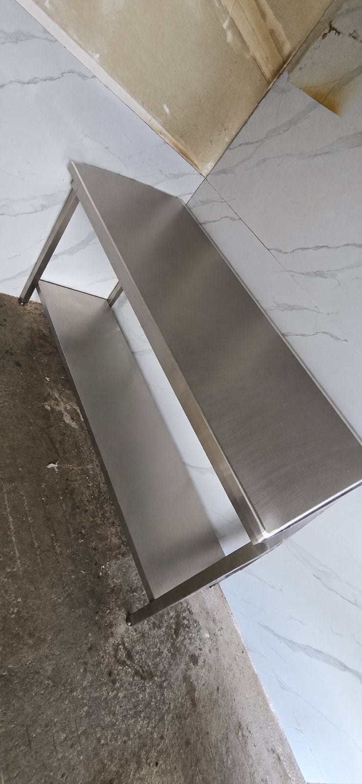 Table en inox, Enlèvement, Comme neuf, Inox