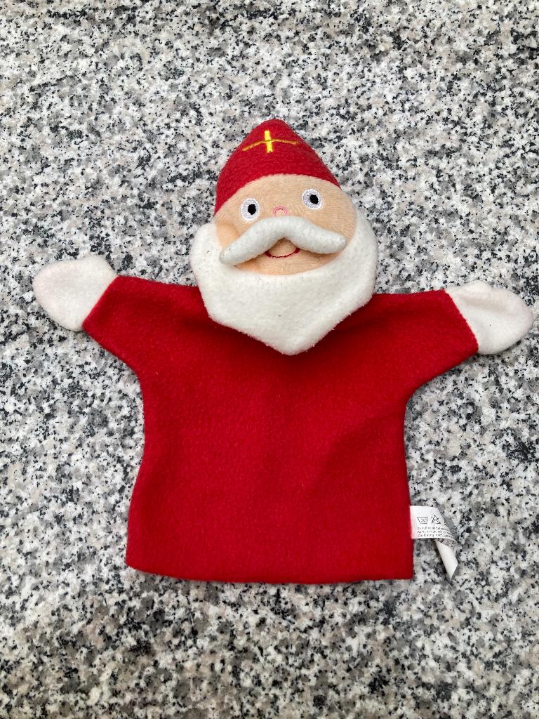 Handpop - poppenkastpop sinterklaas, Verzamelen, Poppen, Ophalen of Verzenden, Zo goed als nieuw, Overige typen