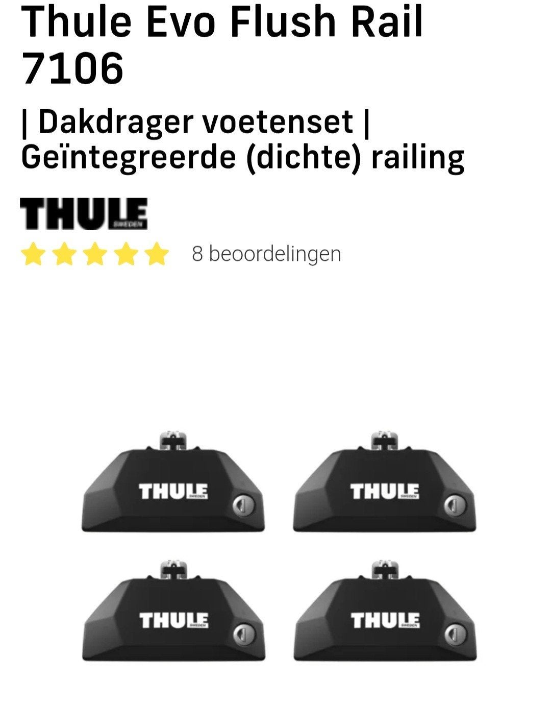 Klemmen voor dakdragers, Auto diversen, Ophalen