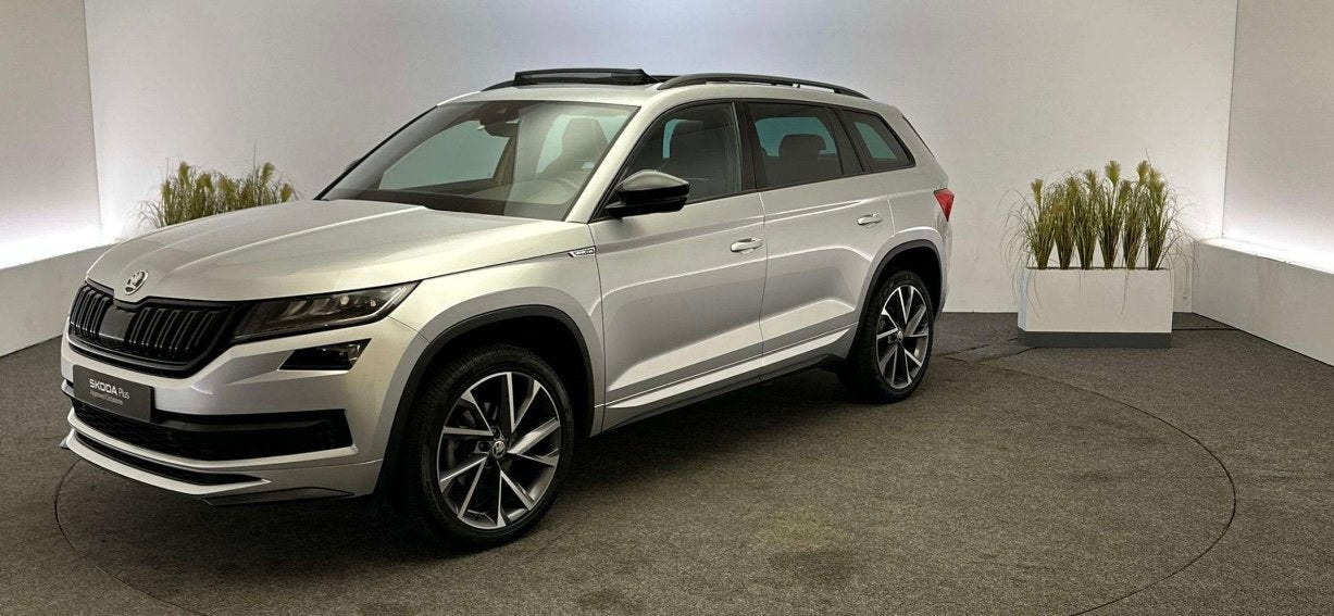 Skoda Kodiaq benzine sportline panodak full, Auto's, 4 cilinders, 5 zetels, 5 deurs, SUV of Terreinwagen