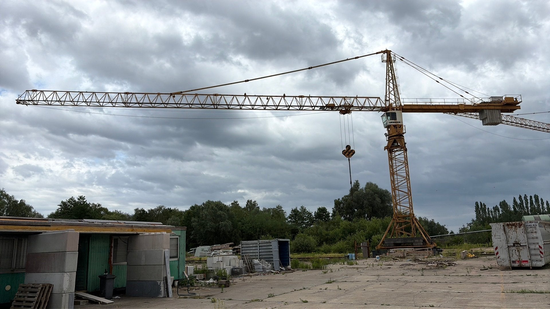 200 HC Liebherr hijskraan, Ophalen, Kraan