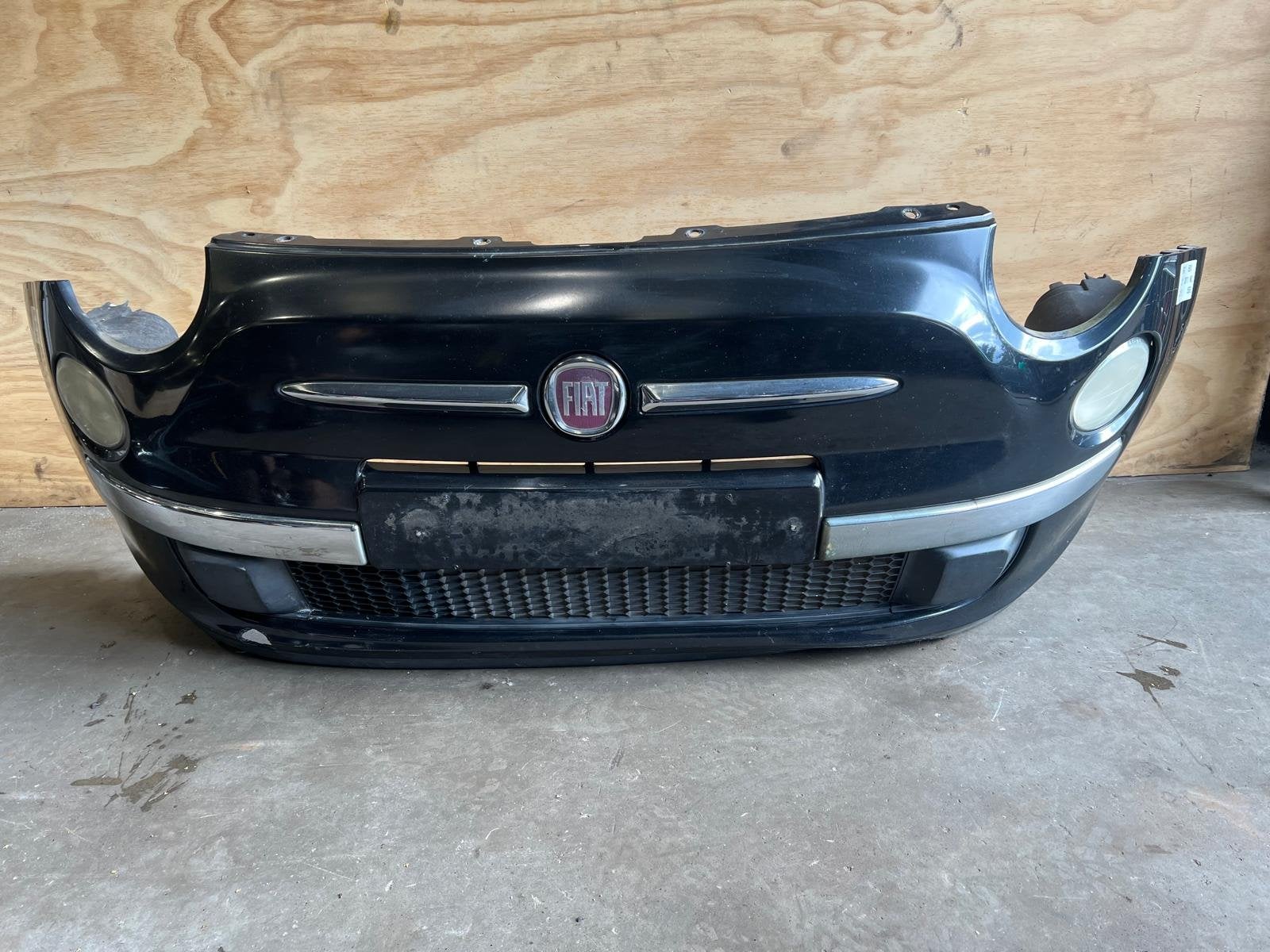 Pare-chocs avant noir Fiat 500 C175 (2007-2015), Pare-chocs, Stellantis Europe S.p.A., Info@stellantis.com, Utilisé