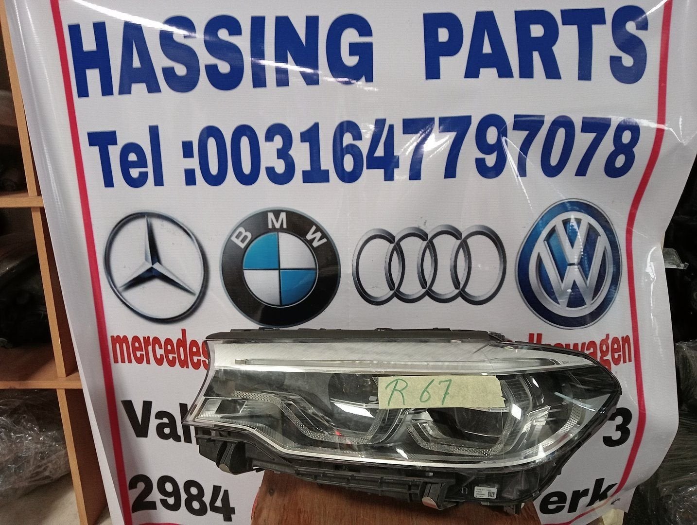 BMW 5 SERIE G30 G31 adaptieve LED koplamp links 8499121-01, Auto-onderdelen, Gebruikt, -, -, Ophalen of Verzenden
