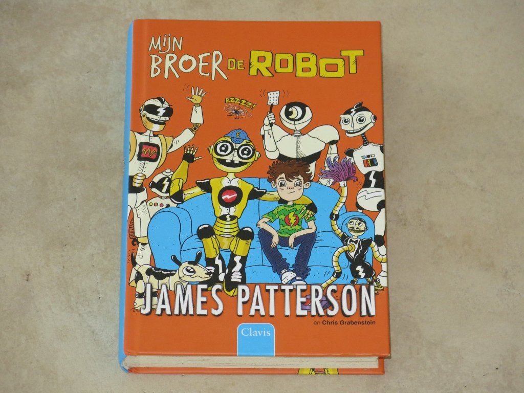 Leuk boek Mijn broer de robot, James Patterson, Boeken, Ophalen, Zo goed als nieuw, James Patterson; Chris Grabenstein